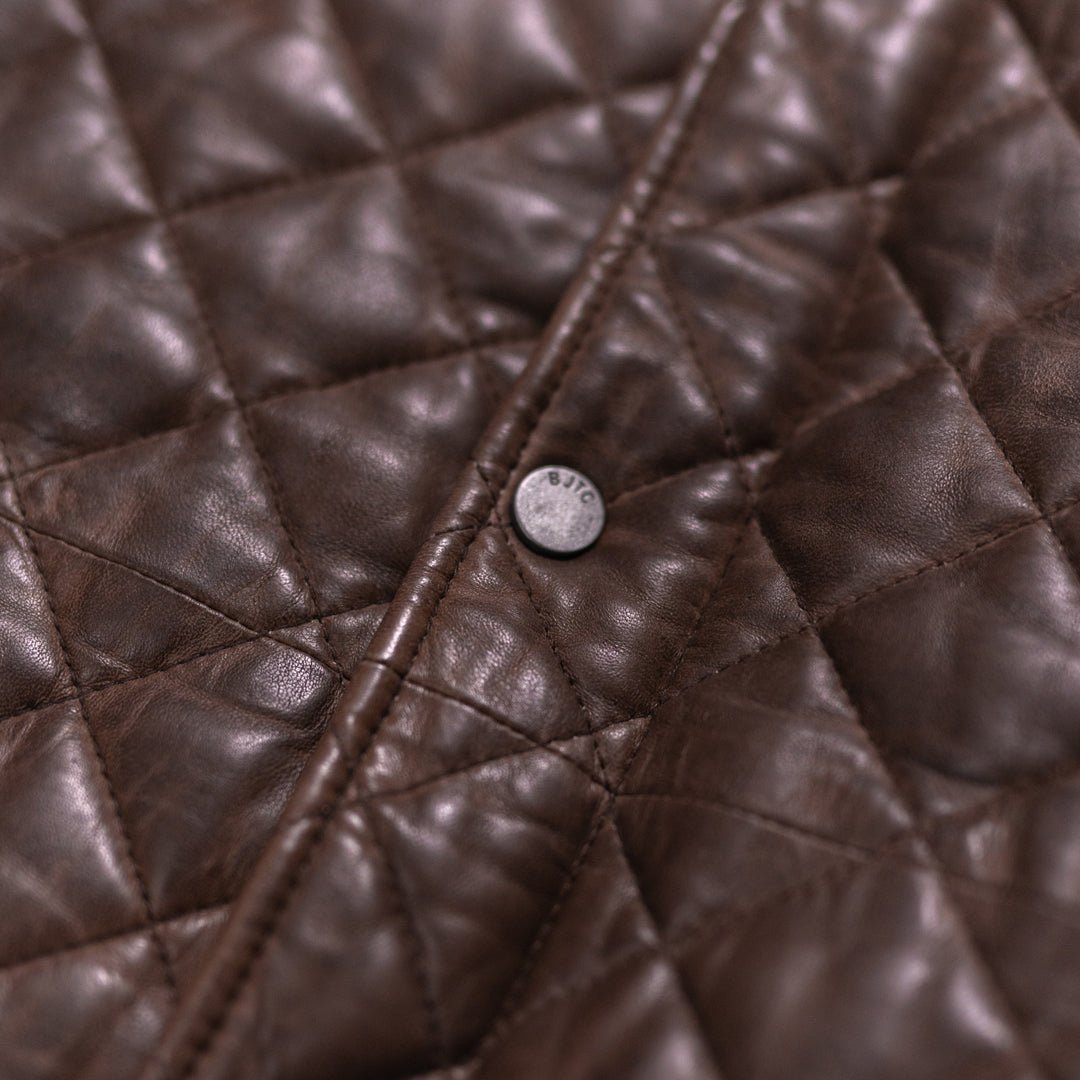 Highlands Quilted Leather Jacket - Vox Leather