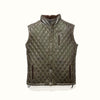 Highlands Quilted Leather Vest - Rare Leather