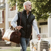 Highlands Quilted Leather Vest | Black - Vox Leather
