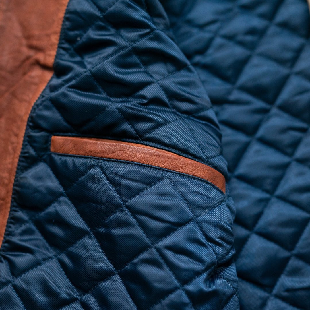 Highlands Quilted Leather Vest - Vox Leather
