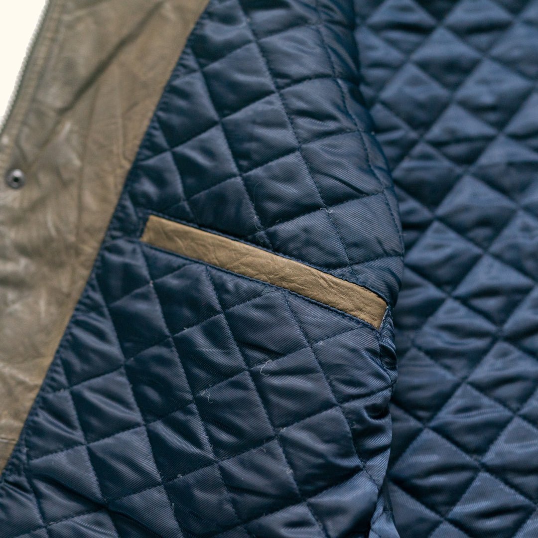 Highlands Quilted Leather Vest - Vox Leather