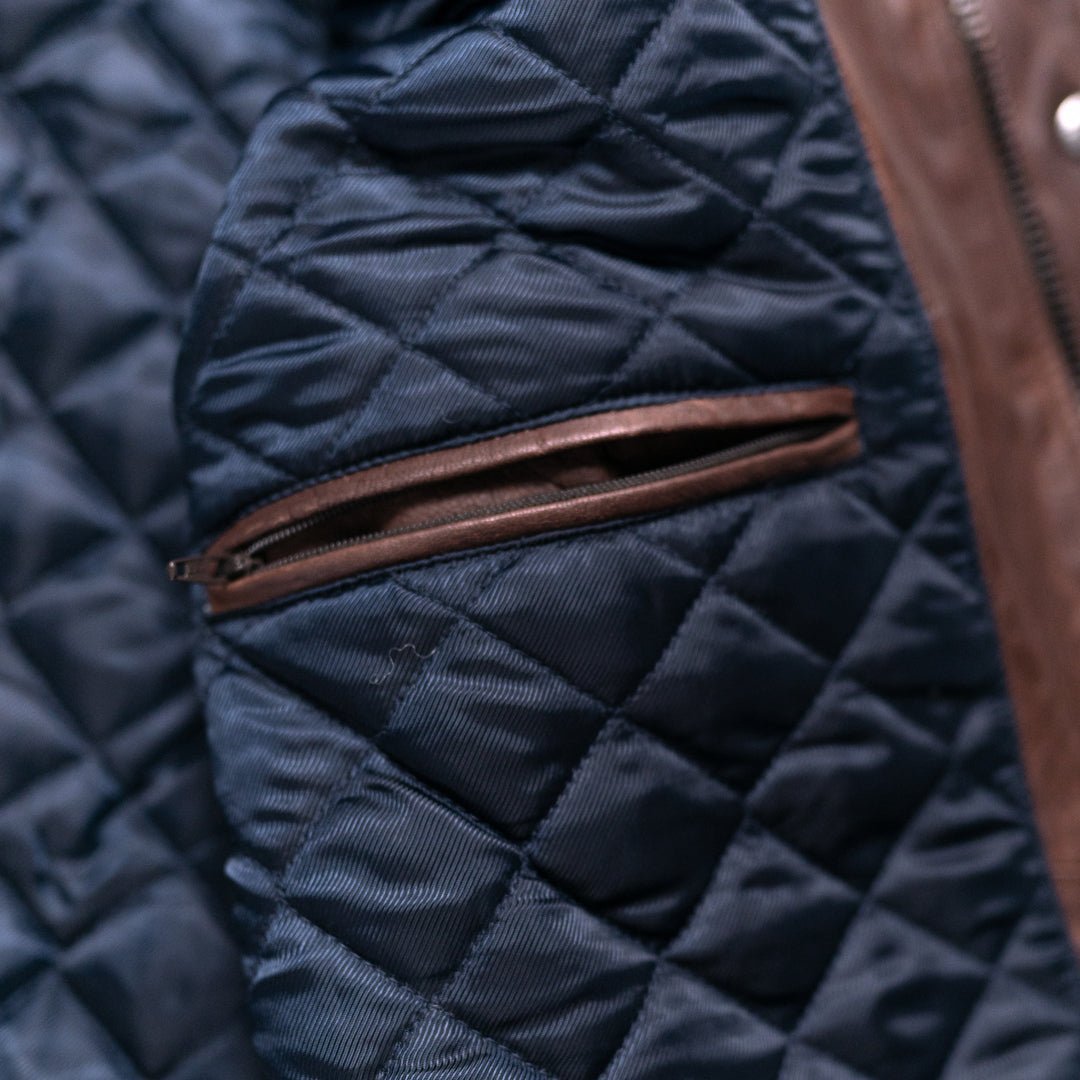 Highlands Quilted Leather Vest - Vox Leather
