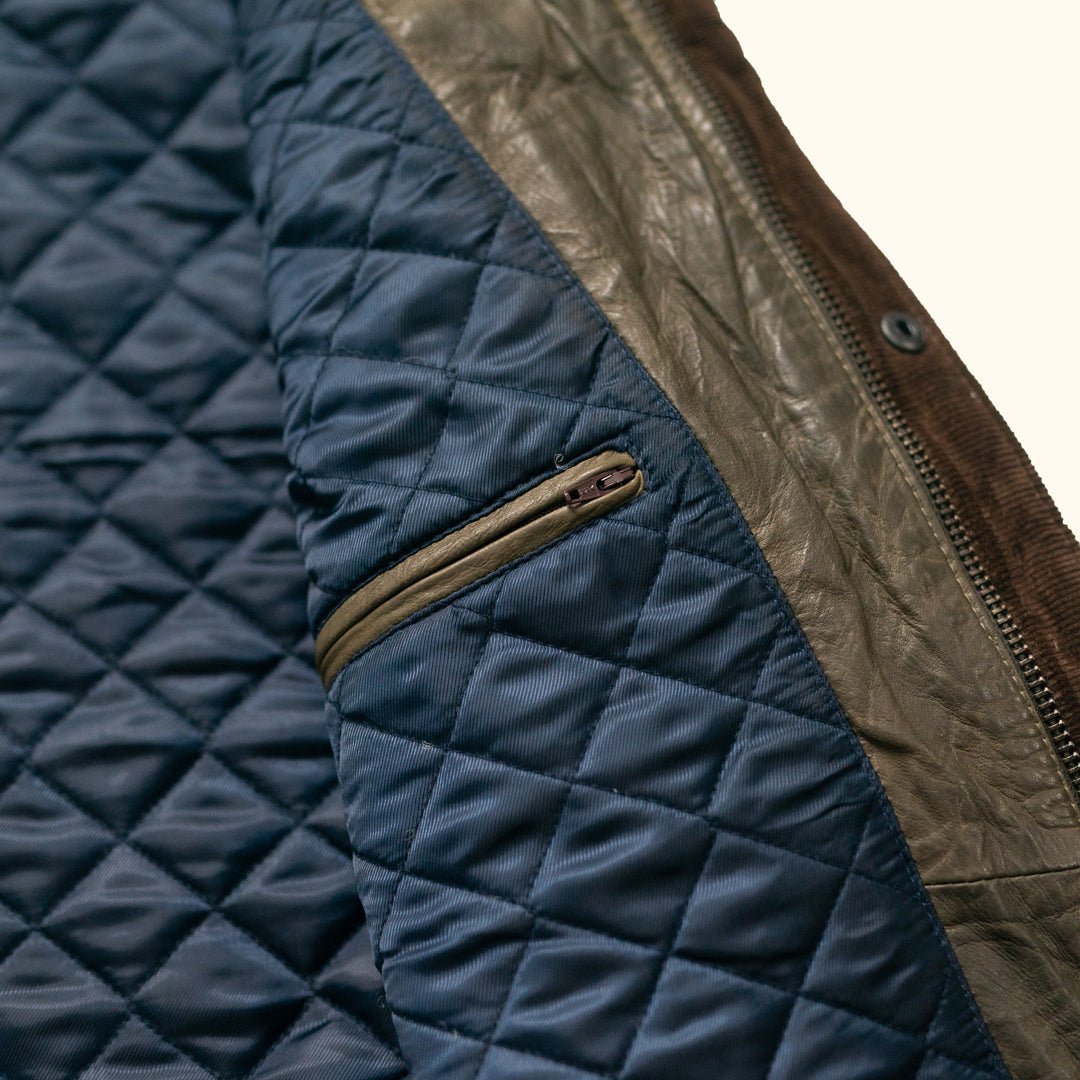 Highlands Quilted Leather Vest - Vox Leather