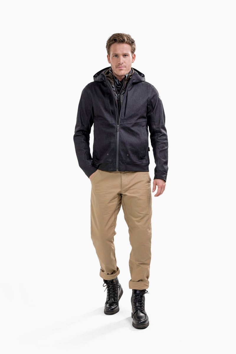 Hoodie Stealth 2 | Dark Blue - Vox Leather