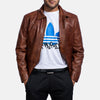 Inferno Brown Leather Jacket For Men - Vox Leather