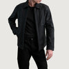 Inferno Matte Black Leather Jacket - Rare Leather