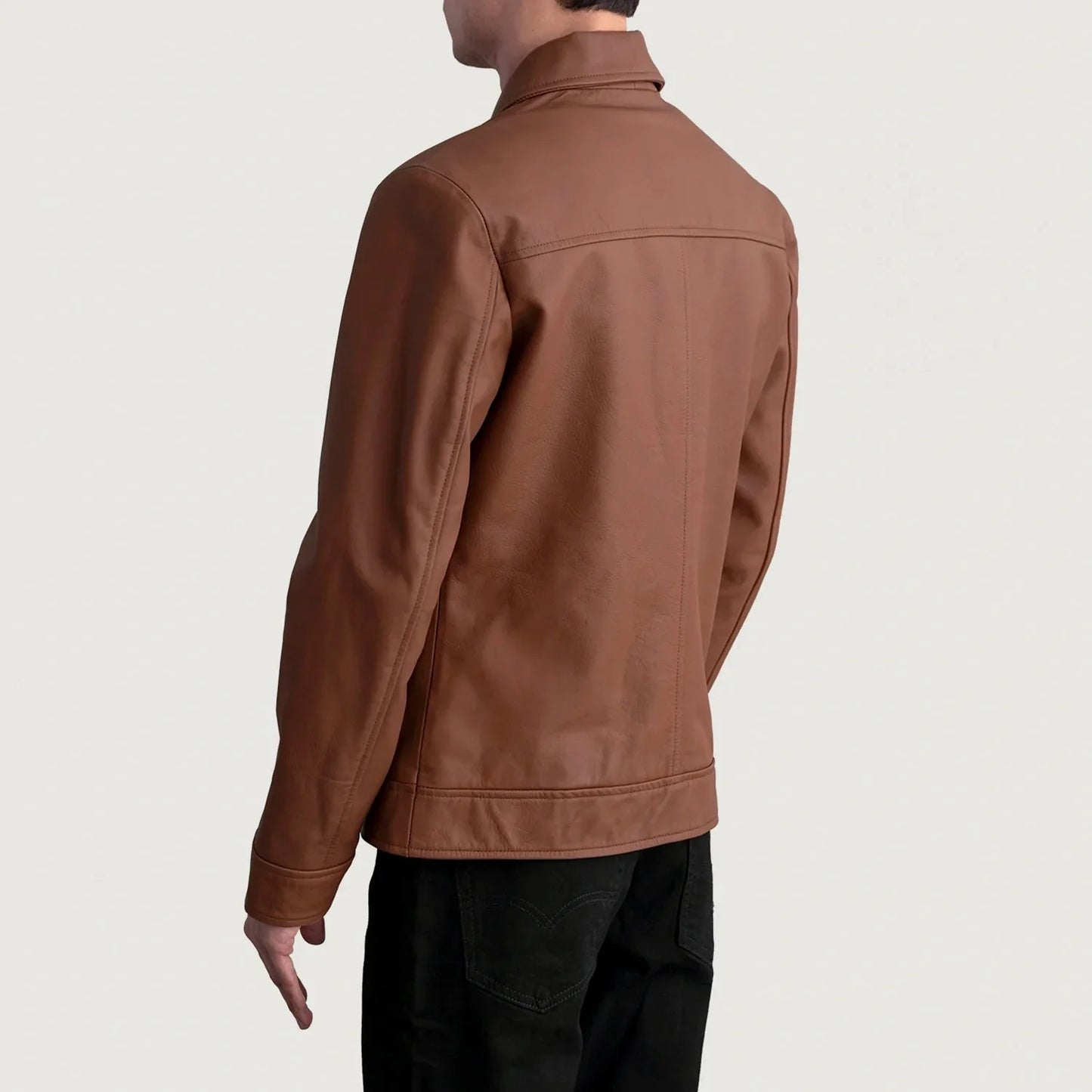 Inferno Matte Brown Leather Jacket - Rare Leather