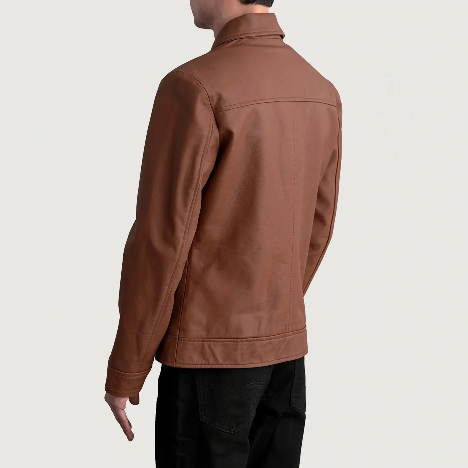 Inferno Matte Brown Leather Jacket - Rare Leather