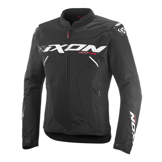 Ionix - Hard Mesh Summer Riding Jacket (Black/White) - Vox Leather