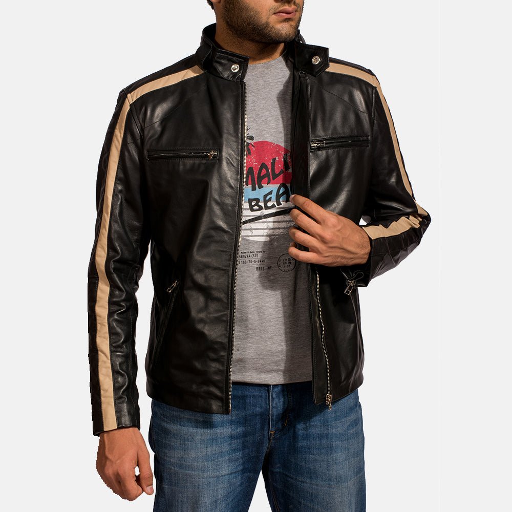 Jack Black Leather Biker Jacket - Rare Leather