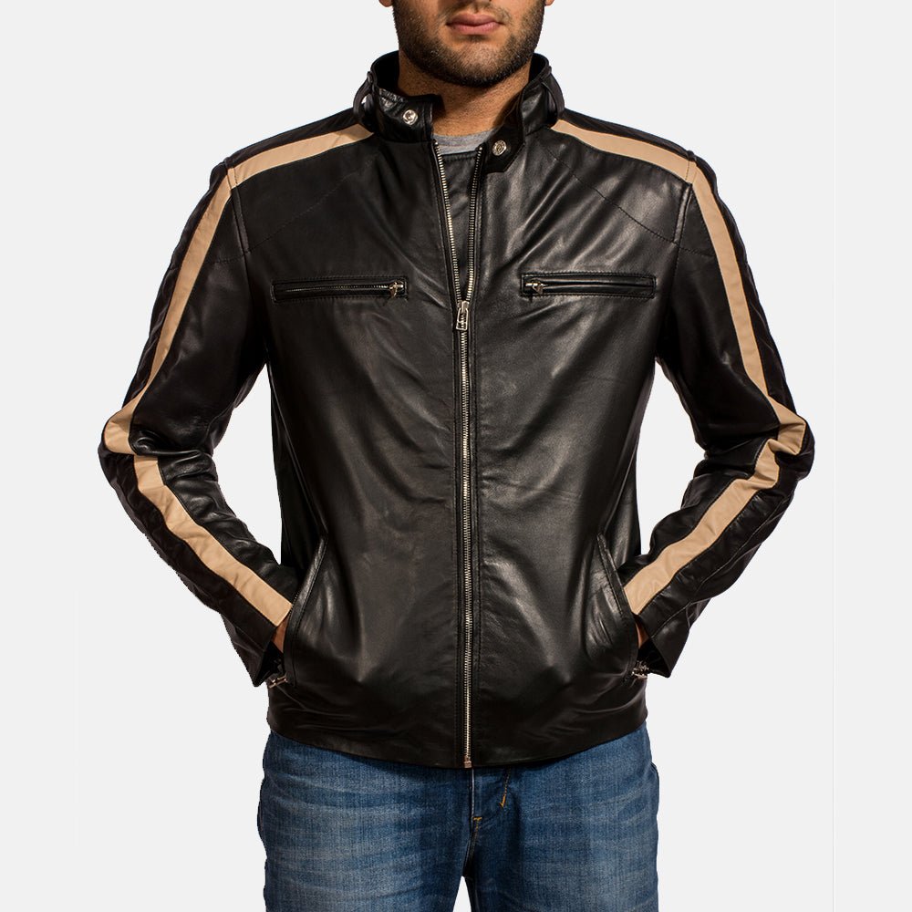 Jack Black Leather Biker Jacket - Rare Leather
