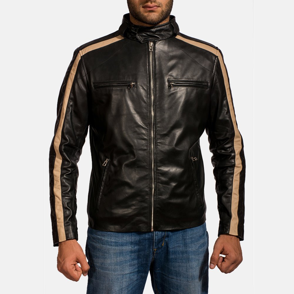 Jack Black Leather Biker Jacket - Rare Leather