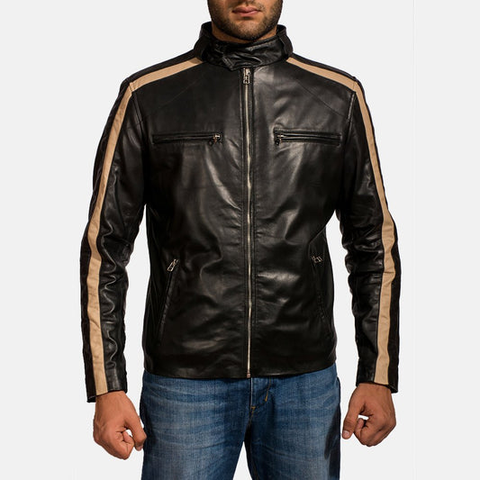 Jack Black Leather Biker Jacket - Rare Leather