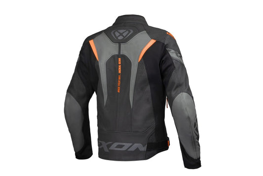 Jackal - CE Certified Class AAA Leather Racing Jacket (Black/White/Red) - Vox Leather