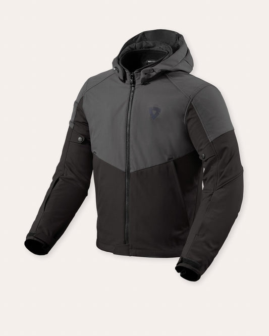 Jacket Afterburn H2O | Black-Anthracite - Vox Leather