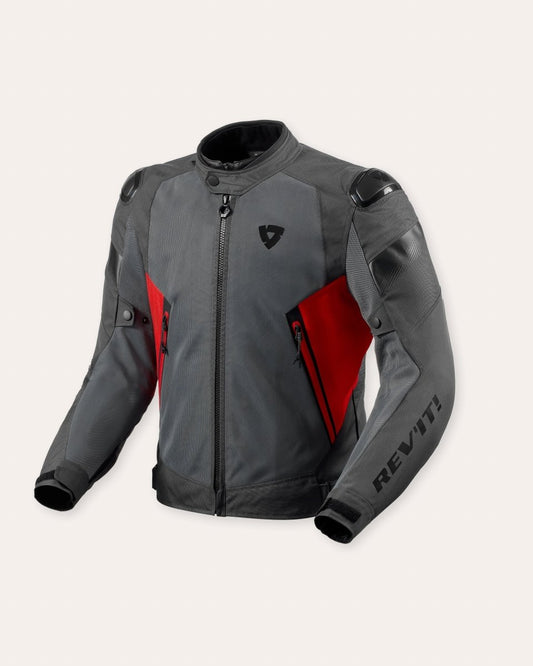 Jacket Control Air H2O | Grey-Red - Vox Leather