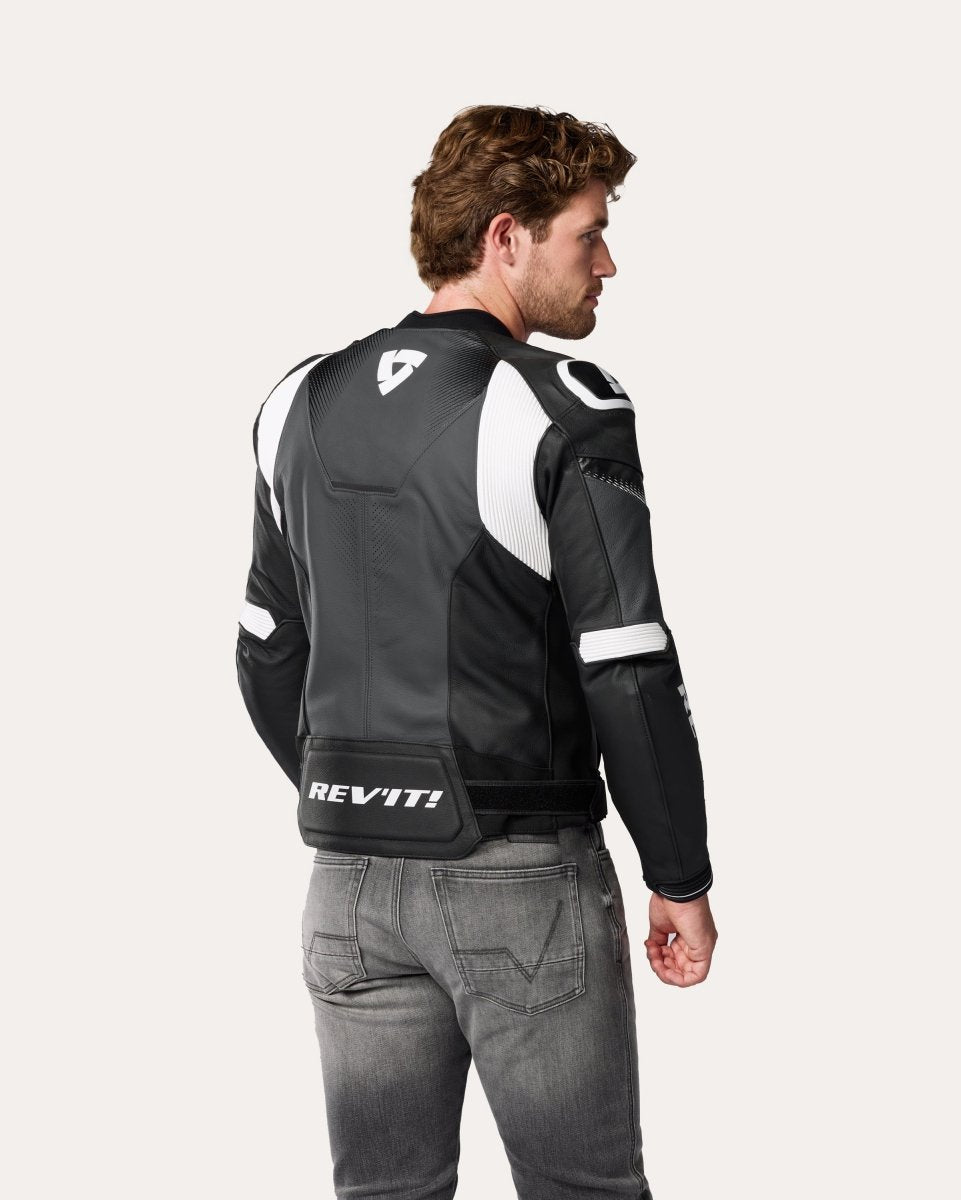 Jacket Control | Black-Neon Red - Vox Leather