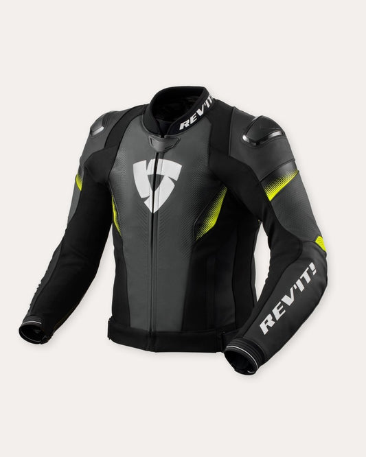 Jacket Control | Black-Neon Yellow - Vox Leather