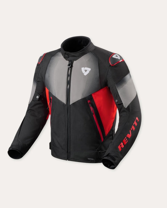 Jacket Control H2O | Black-Red - Vox Leather