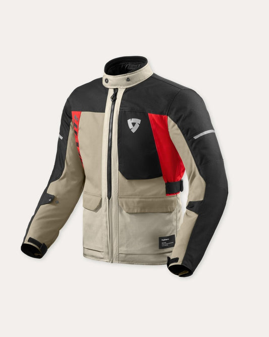 Jacket Convergent H2O | Sand-Red - Vox Leather