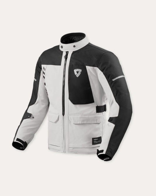 Jacket Convergent H2O | Silver-Black - Vox Leather
