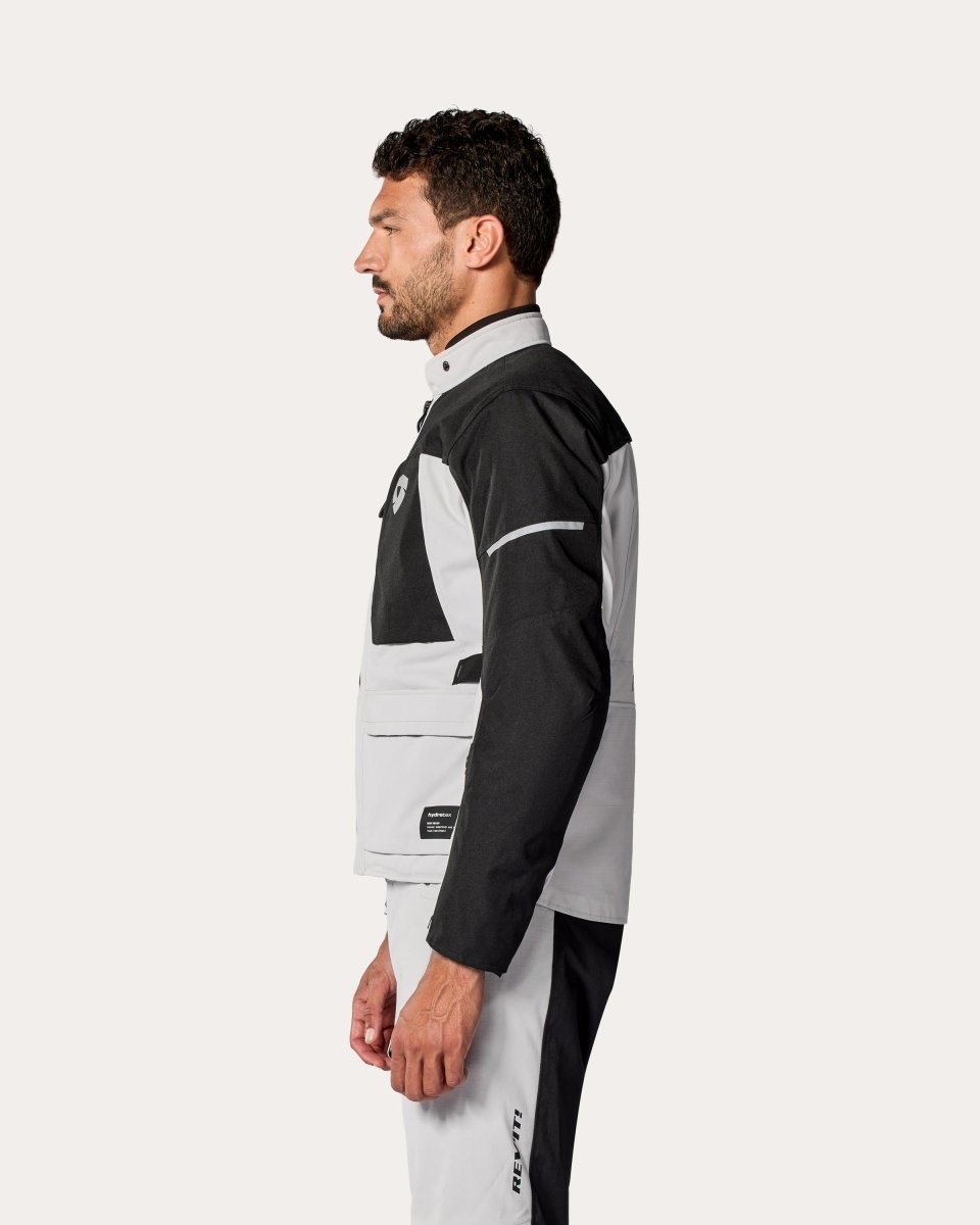 Jacket Convergent H2O | Silver-Black - Vox Leather