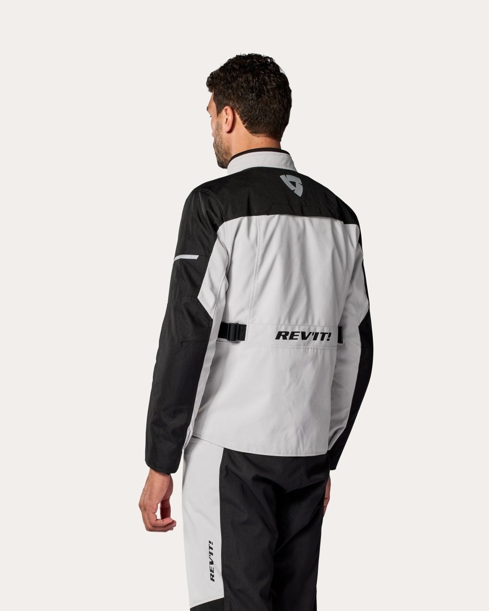 Jacket Convergent H2O | Silver-Black - Vox Leather