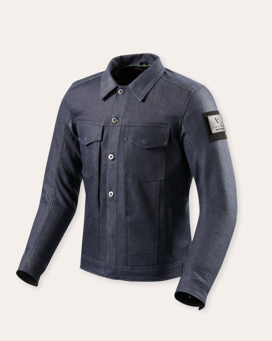 Jacket Crosby | Medium Blue - Vox Leather