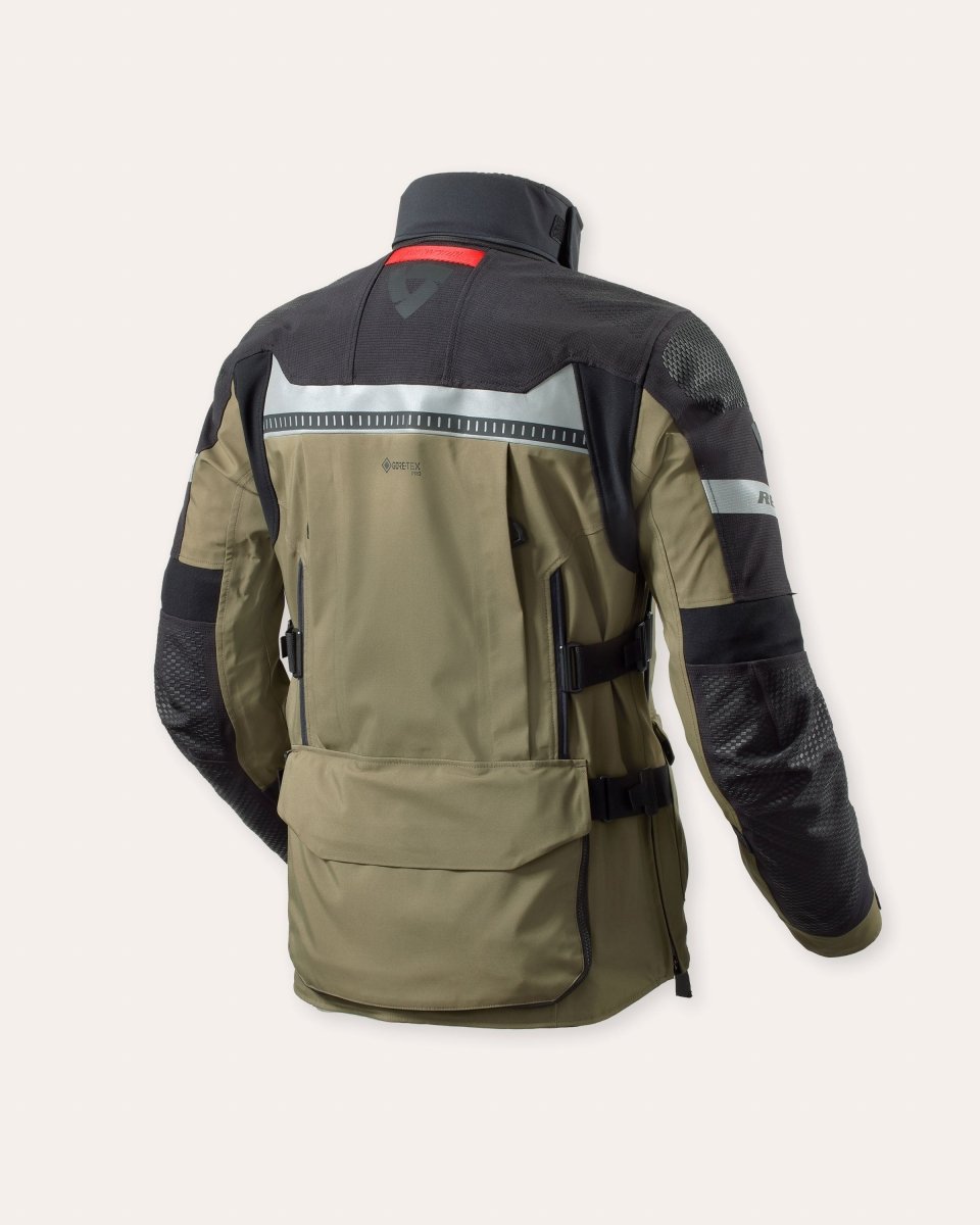 Jacket Dominator 3 GTX | Black-Dark Green - Vox Leather