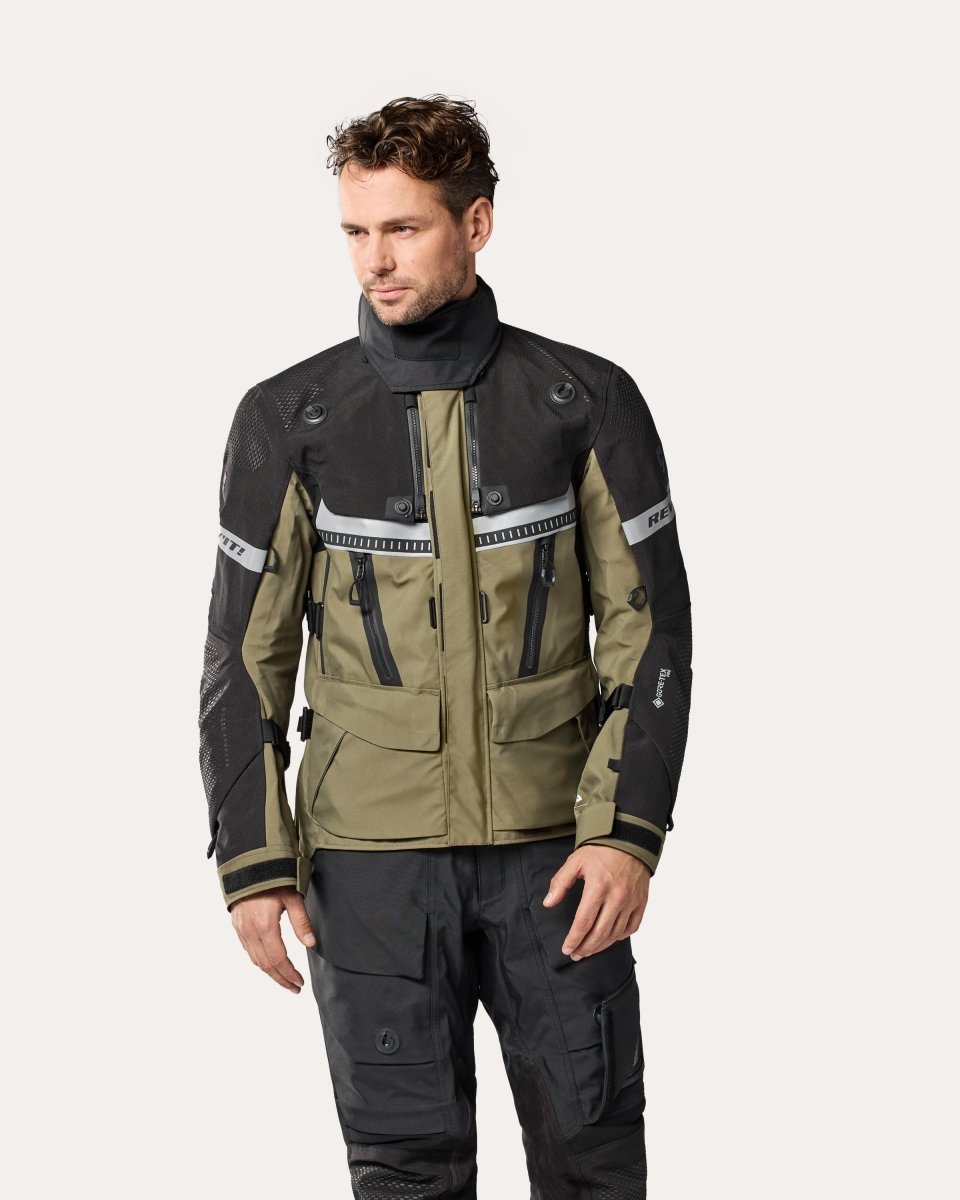 Jacket Dominator 3 GTX | Silver-Blue - Vox Leather