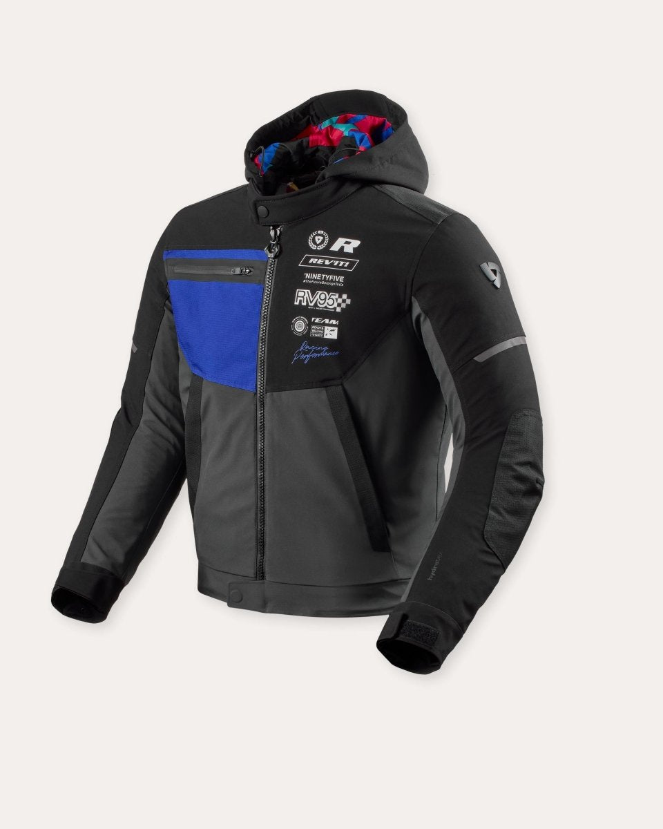 Jacket Haste H2O | Black-Blue - Vox Leather