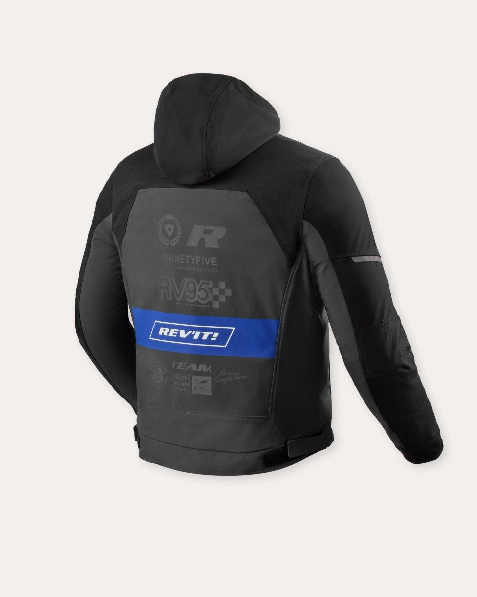 Jacket Haste H2O | Black-Blue - Vox Leather