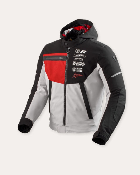 Jacket Haste H2O | Black-Red - Vox Leather