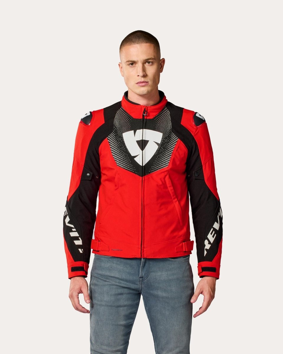 Jacket Hyperspeed 3 H2O | Red-Black - Vox Leather