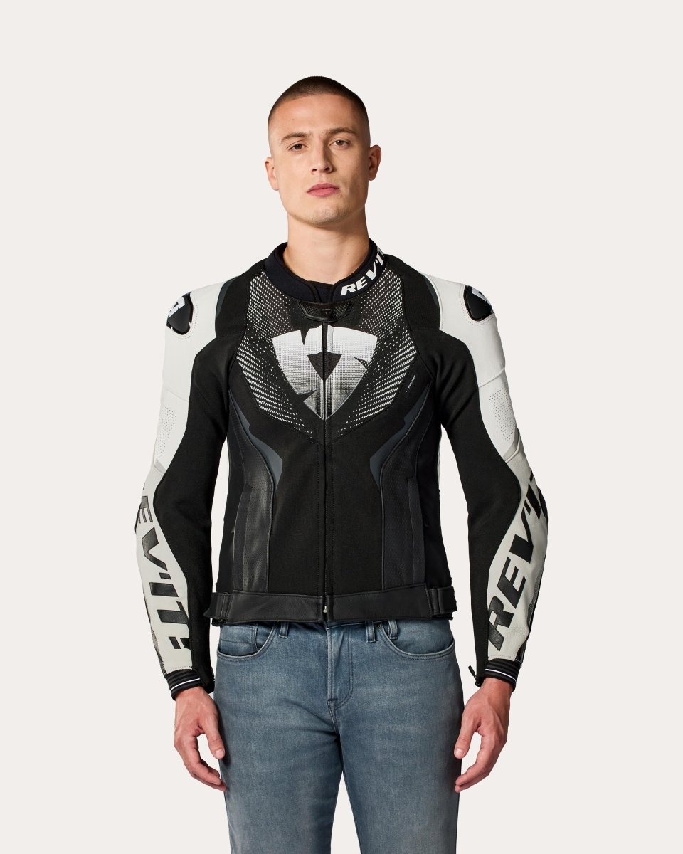 Jacket Hyperspeed 3 Pro | Black-White - Vox Leather