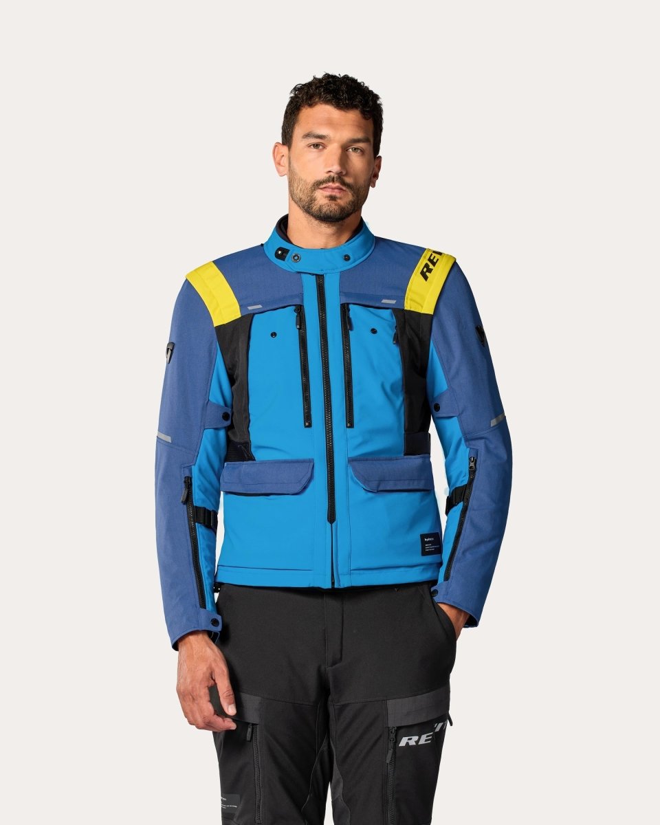 Jacket Offtrack 3 H2O | Blue-Blue - Vox Leather