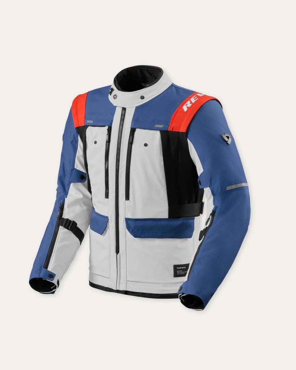Jacket Offtrack 3 H2O | Blue-Silver - Vox Leather
