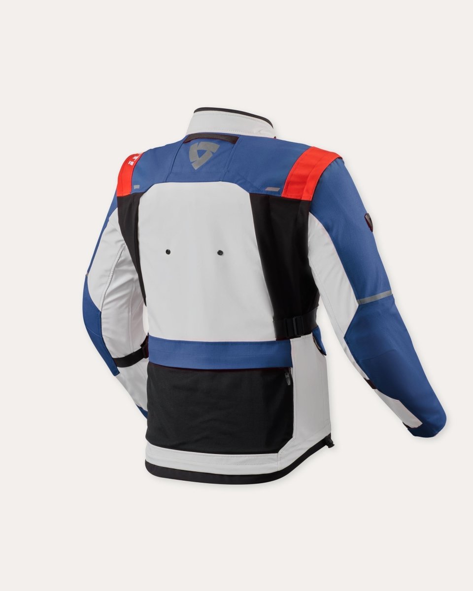 Jacket Offtrack 3 H2O | Blue-Silver - Vox Leather