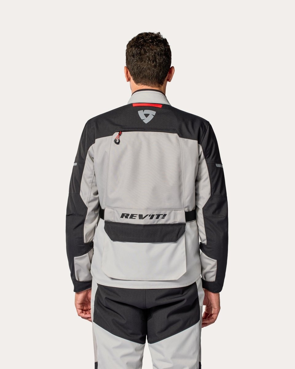 Jacket Outback 5 H2O | Silver-Black - Vox Leather
