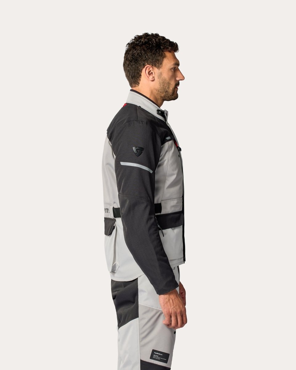 Jacket Outback 5 H2O | Silver-Black - Vox Leather