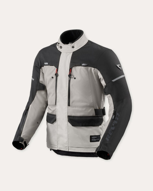 Jacket Outback 5 H2O | Silver-Black - Vox Leather