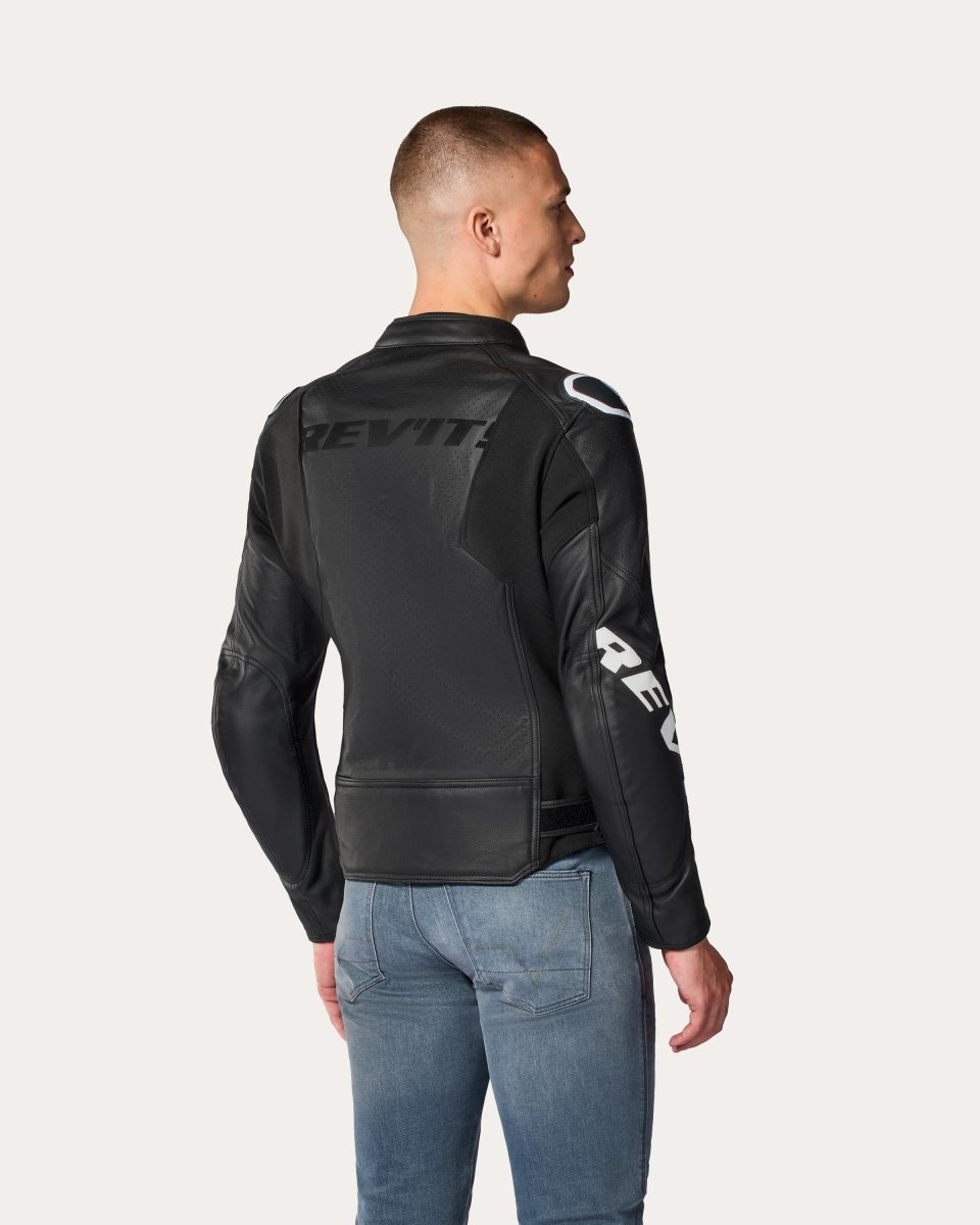 Jacket Quadratic | Black-White - Vox Leather