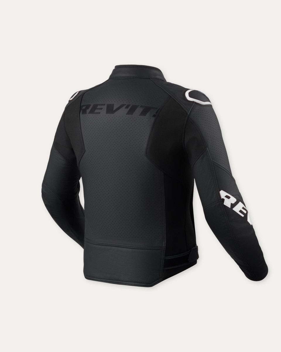 Jacket Quadratic | Black-White - Vox Leather