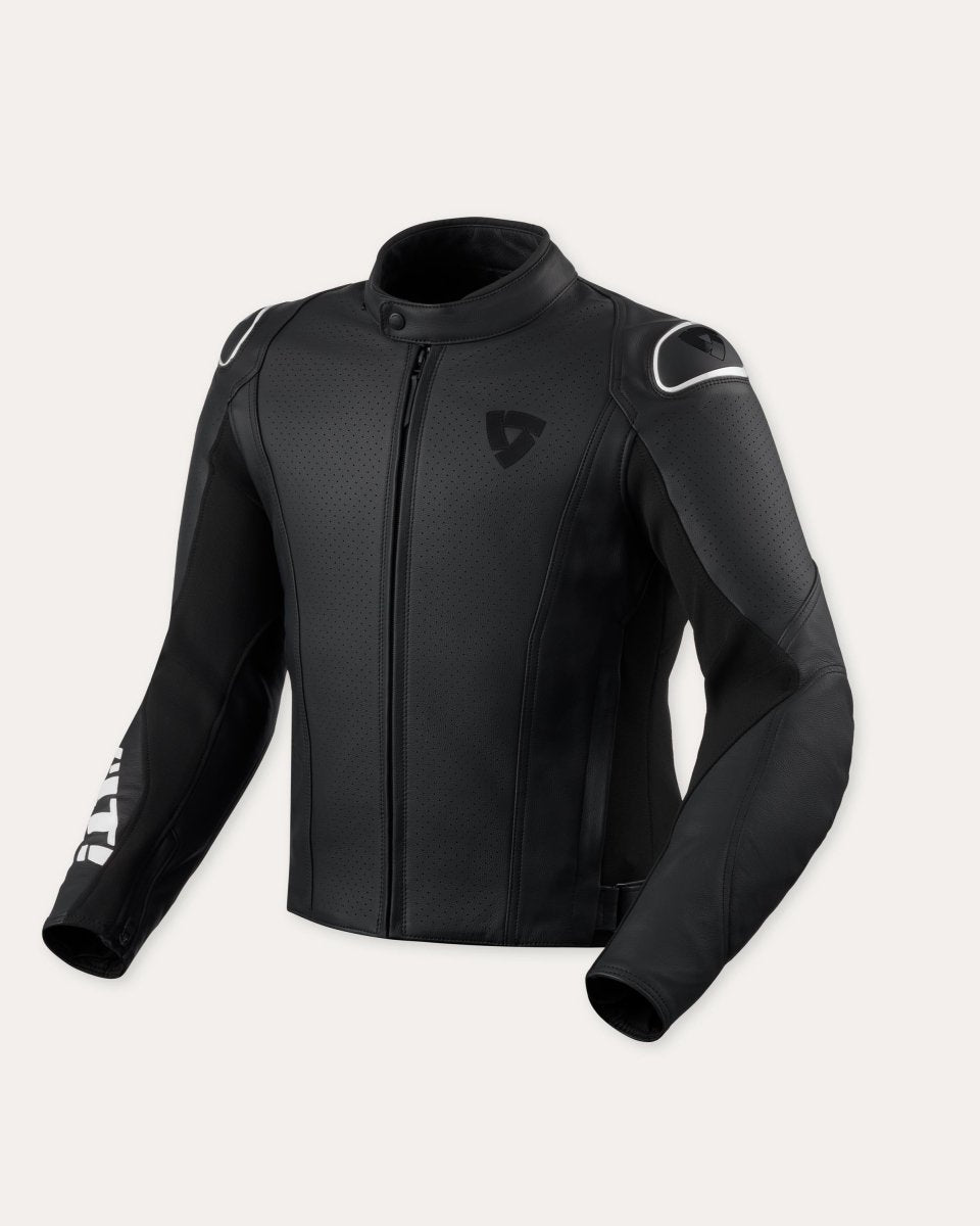 Jacket Quadratic | Black-White - Vox Leather