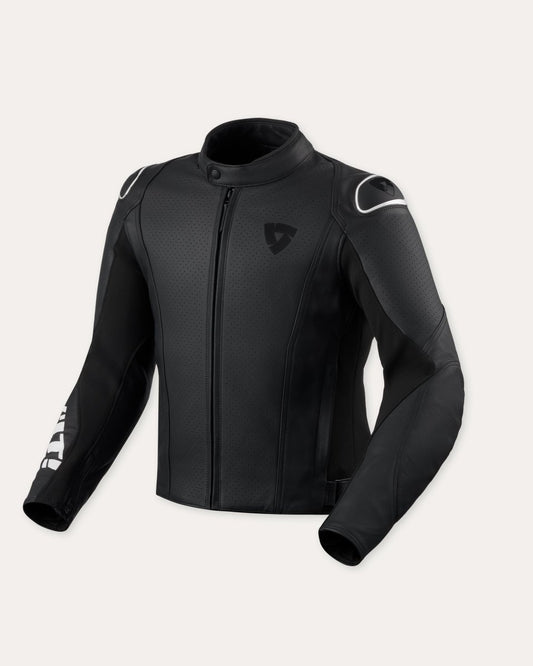 Jacket Quadratic | Black-White - Vox Leather