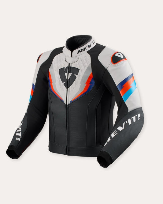 Jacket Quantum 3 | Black-Light Grey - Vox Leather