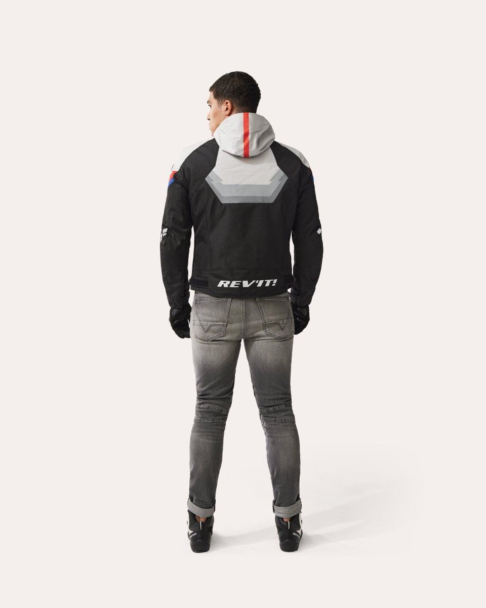 Jacket Quantum 3 H2O | Black-Light Grey - Vox Leather