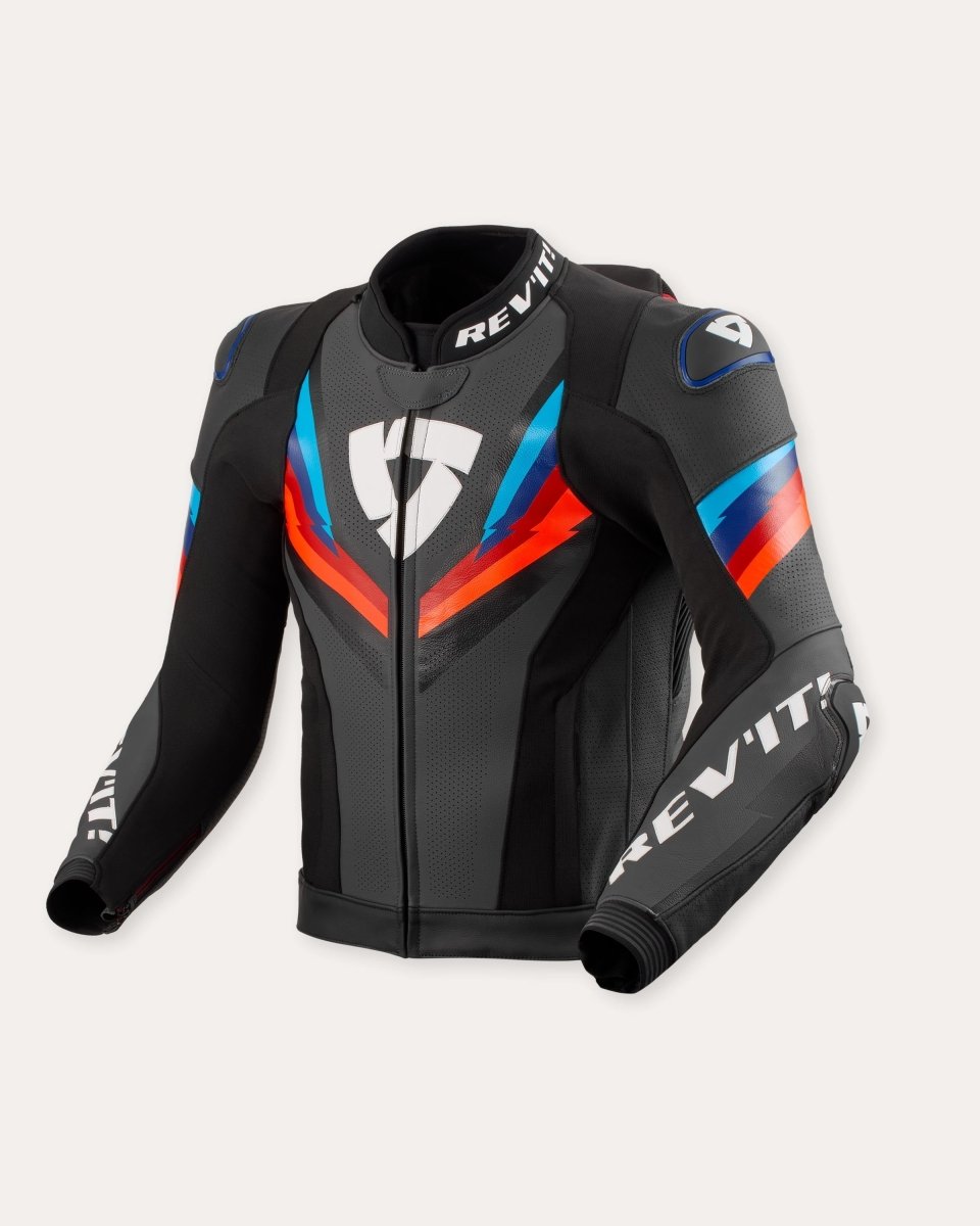 Jacket Quantum 3 Pro | Black-Blue - Vox Leather