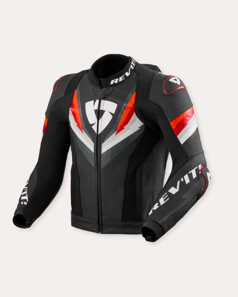 Jacket Quantum 3 Pro | Black-Red - Vox Leather