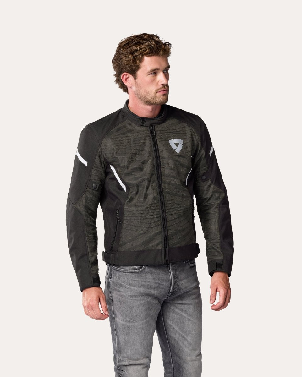 Jacket Torque 2 H2O | Black-Anthracite - Vox Leather